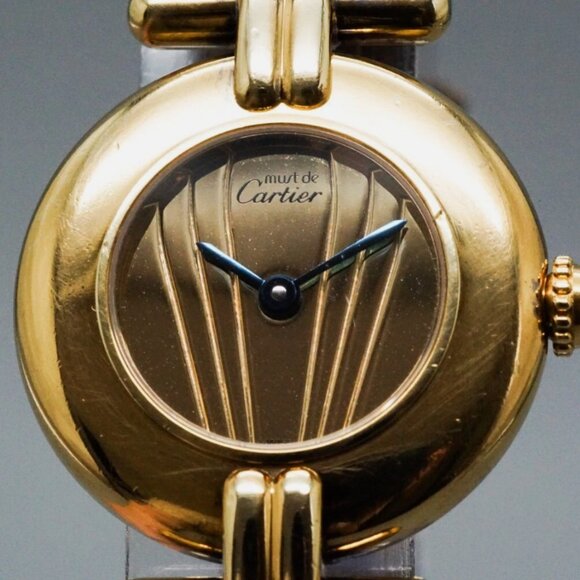 CARTIER Golden Vermeil Women Quartz Watch main image 4